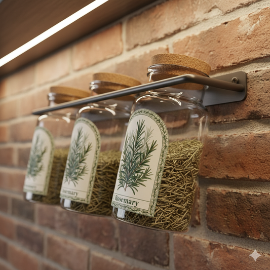 Country Green Spice Jar Labels | Zero Waste Printable PDF – Green Kitchen Essentials - GreenKitchenEssentials