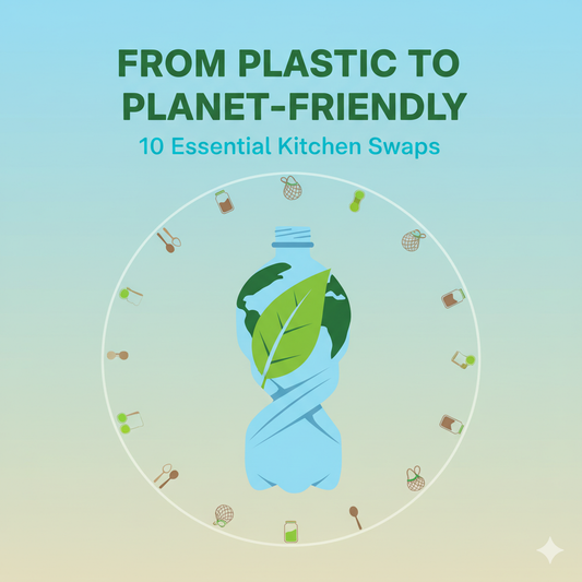 Sustainable Kitchen Swaps E-Book: Easy Eco-Upgrades for Zero-Waste Home | GreenKitchenEssentials