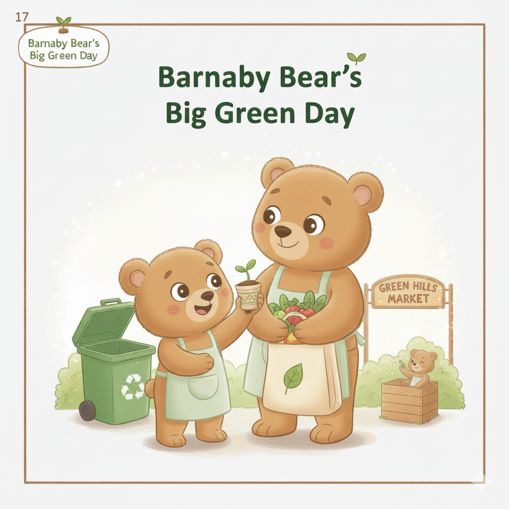 Barnaby Bear's Big Green Day: A Zero Waste Story for Kids - GreenKitchenEssentials