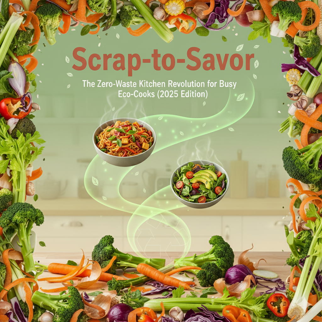 Scrap-to-Savor: Zero Waste Kitchen Ebook for Busy Eco-Cooks (2025) - GreenKitchenEssentials