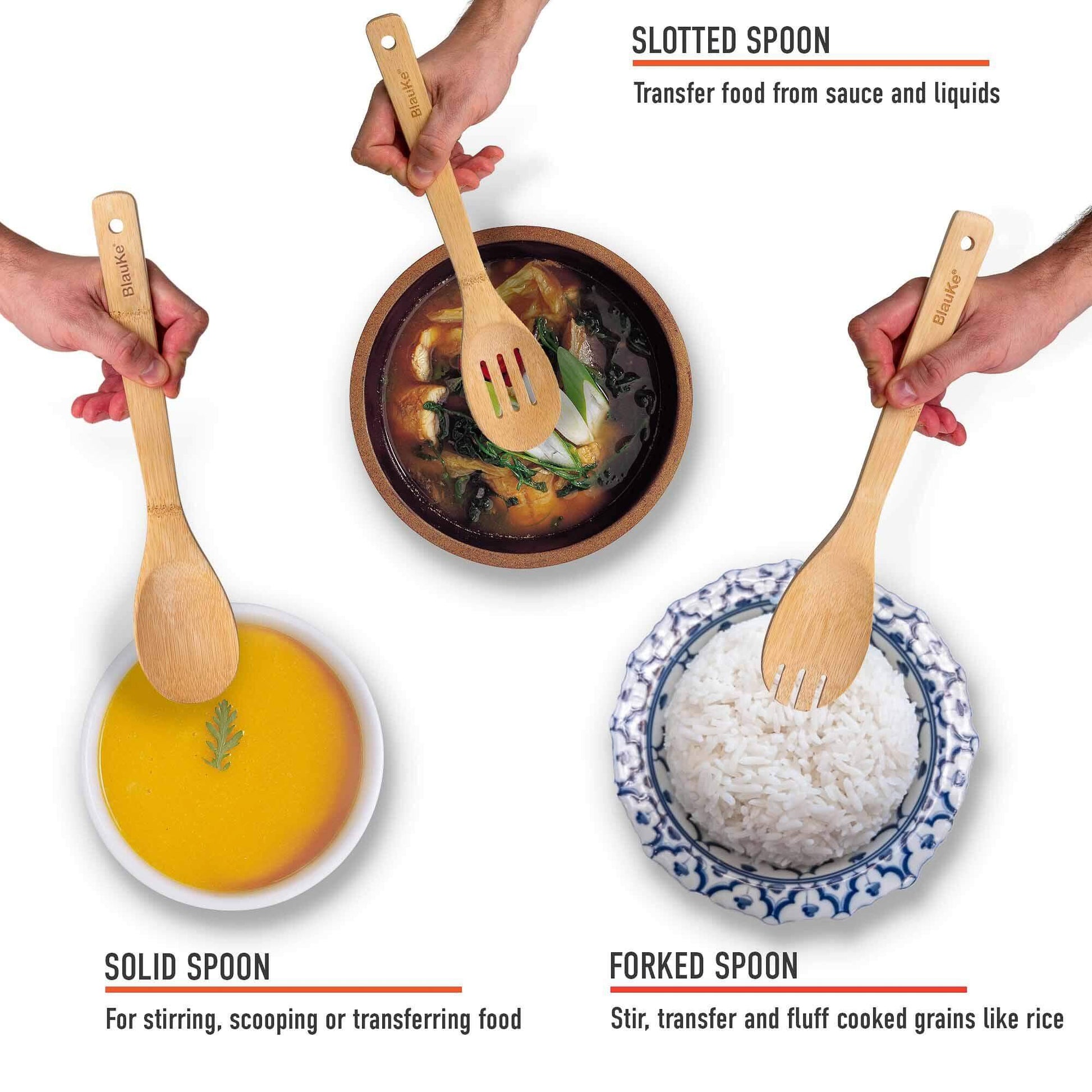 Bamboo Utensil Set 7 - Pc | Wooden Spoons & Tongs for Non - Stick Pans - GreenKitchenEssentials